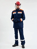 Костюм летний Энергия-А (13,2 кал.), т.синий/оранжевый