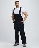 Полукомбинезон Милан NEW CH МВО (тк.Смесовая,270), т.синий/черный