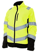 Женская сигнальная куртка Brodeks KS229, желтый/черный 