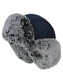 Шапка-ушанка Brodeks Extreme KM109 синий/серый 