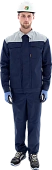 Костюм ТЕХНИК 2 летний, т/синий-серый (Куртка, полукомбинезон)