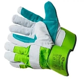 Перчатки спилковые комбинированные усиленные Gward Docker Zima