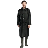 Плащ ВЛАГОЗАЩИТНЫЙ черный, тк. оксфорд