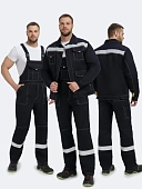 Костюм Троя IMP (тк.Саржа,320) п/к, т.синий/бежевый