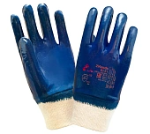 Перчатки нитриловые с легким покрытием 2Hands Light 5111 (Blue - Синие) с защитой от МП