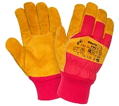 Перчатки спилковые комбинированные утепленные Siberia 0382 с защитой от МП Перчатки спилковые комбинированные утепленные Siberia 0382 с защитой от МП