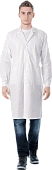 Халат рабочий БЯЗЬ летний, белый, (ГОСТ)