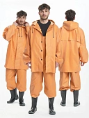 Костюм рыбацкий (тк.Диагональ-прорезиненная, 550), оранжевый