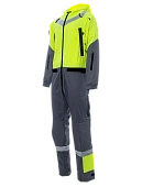 Комбинезон Brodeks KS503, желтый/серый 