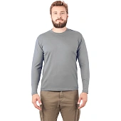 Футболка длинный рукав серая 160 г/м2
