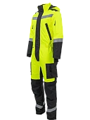 Зимний комбинезон Brodeks KW505, желтый/черный 