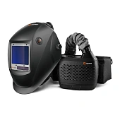 Маска сварщика с АСФ Хамелеон ADF 820S TM16 Черная c подачей воздуха PAPR (с внешней кнопкой режима 