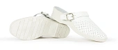 Сабо женские нат.кожа ПВХ, белый Сабо женские нат.кожа ПВХ, белый