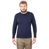 Футболка длинный рукав т/синяя 160 г/м2