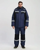 Костюм зимний Вектрон-2 СОП (тк.Таслан,135) п/к, т.синий/черный