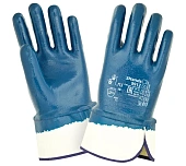 Перчатки нитриловые с тяжелым покрытием 2Hands 9912 с защитой от МП Перчатки нитриловые с тяжелым покрытием 2Hands 9912 с защитой от МП