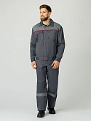 Костюм Флофт-2 СОП (тк.Смесовая,210) п/к, т.серый/серый