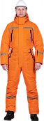 Комбинезон ПИЛОТ зимний, флуоресцентный оранжевый