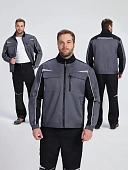 Куртка ProfLineSpecialist (тк.Смесовая,240), серый/черный