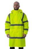 Сигнальный плащ-дождевик Brodeks KS252, желтый