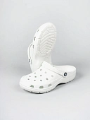 Сабо с ремешком и перфорацией женские  ЭВА, белый