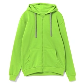 Толстовка на молнии с капюшоном Siverga Heavy (тк.Хлопок,320), зел. яблоко