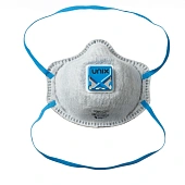 Полумаска формованная фильтрующая UNIXAir 512V FFP2 R D клапаном 3 шт.