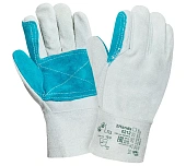 Перчатки спилковые усиленные 2Hands 0212 с защитой от МП Перчатки спилковые усиленные 2Hands 0212 с защитой от МП