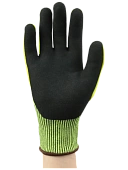 Перчатки от порезов противоударные с нитриловым покрытием Brodeks Defender GC-22i